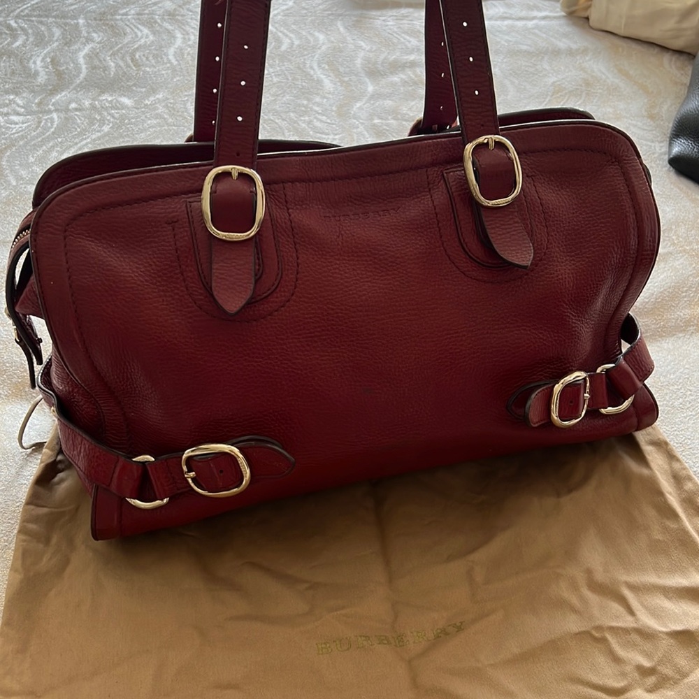 Burberry leather handbag